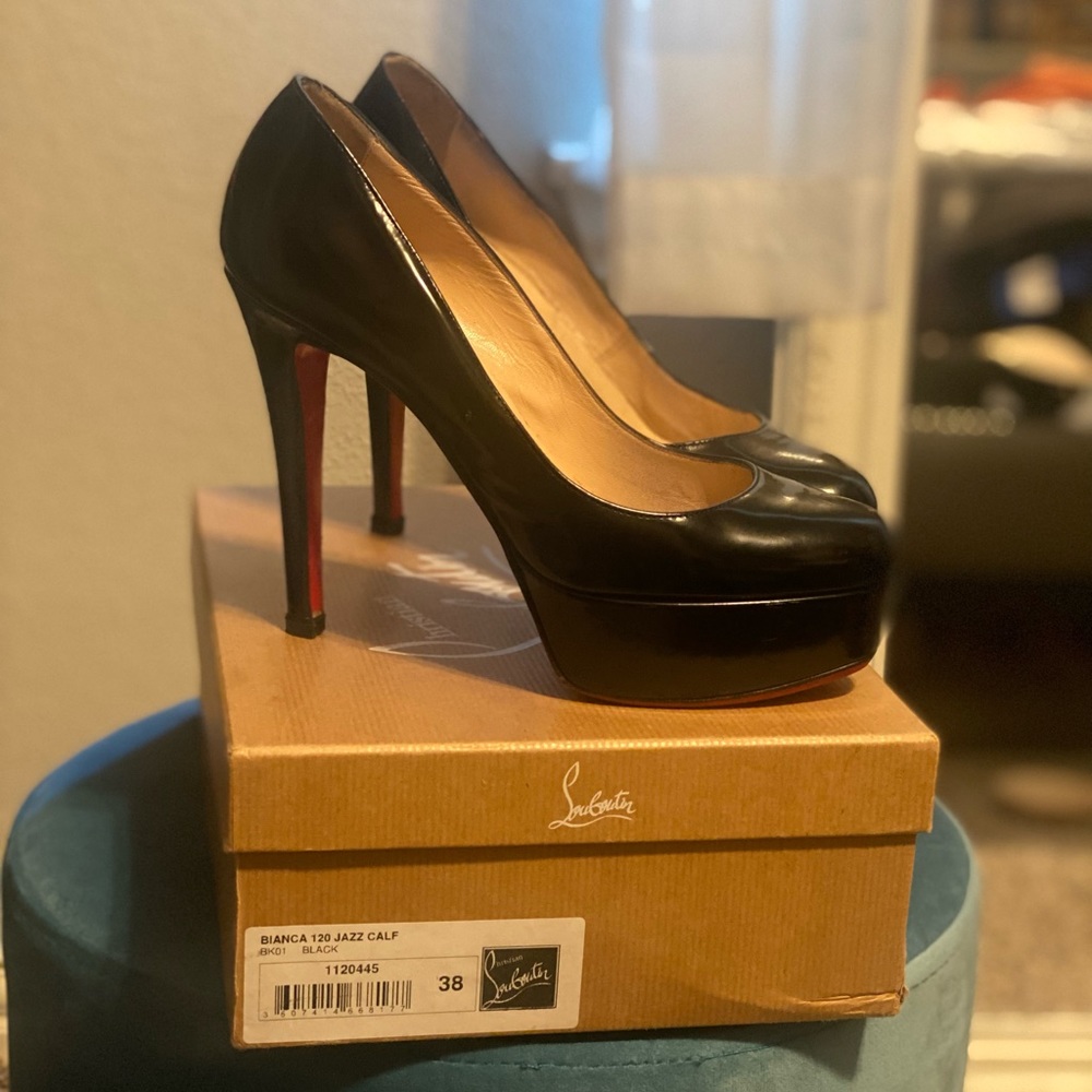 Christian Louboutin Bianca 120 jazz calf size 38